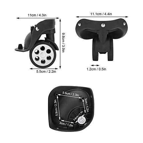 Trolley Case Luggage Wheel Repair Universal Casters Replacement For Travel Suitcase Mute Wheels2