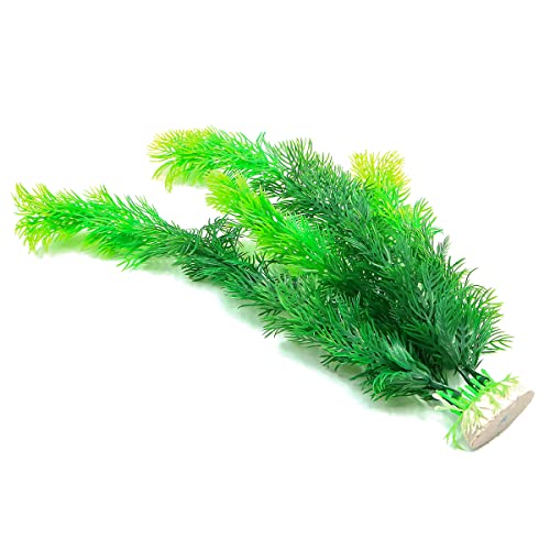 Hsthe Sea 2PCS Artificial Water Plants Fish Tank Aquarium Decorations Aquatic Greenery Decoration Water Grass Plants(30cm 11.8inch) - Image 3