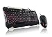 Produktbild Thermaltake Tt Esports Commander Red LED Backlighting Mechanical Keycaps Membrane Gaming Keyboard & 2400 DPI Red LED Optical Gaming Mouse Combo KB-CMC-PLBDUS-01