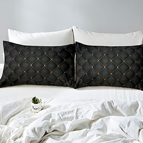 Housse de couette géométrique noir et doré pour transformer votre chambre - 5