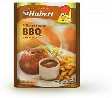 St Hubert BBQ Sauce Mix, 57g/2 oz., 12 pack, {Imported from Canada}