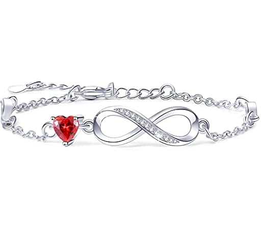 Tusuzik Regalos San Valentin Regalos para Mujer,Pulsera Mujer Plata de Ley 925 Amor Infinito Pulsera con Caja Regalo para Mujeres Madre Mamá | Ya disponible en tu tienda friki favorita! En mundofriki.es!