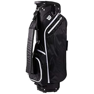 Wilson W Cart Black, Bolsas De Carro Para Palos Golf Hombre, Negro, Talla Única