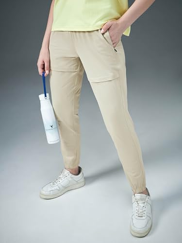 Image of TECHNOSPORT Women's Regular Fit Jogger for Gym, Workout & Sports