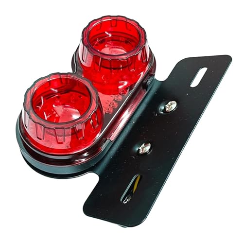 Feux arrière de moto custom Chopper et Bobber avec support de plaque