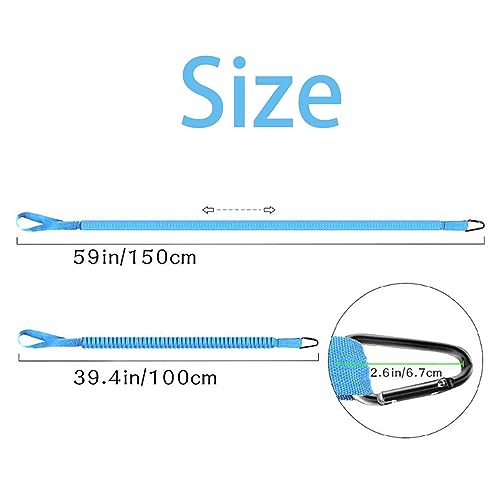 SM SunniMix Coleira de remo Suporte para vara de pescar Surfar de pesca duráveis Canoa 100cm-150cm A