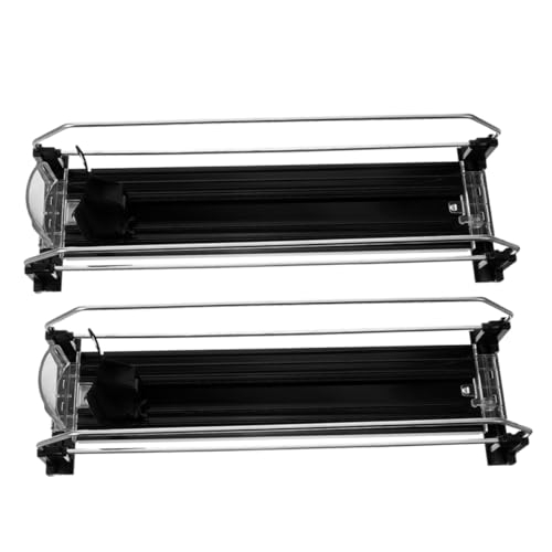 MUSISALY 2pcs Automatic Drinks Dispenser Organizer for Fridge Can Dispenser for Refrigerator Easy to Use Pusher System for Neat Beverage Arrangement Design for Long-Term Use