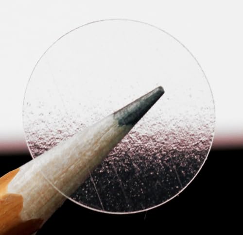 ChromaLabel 0.75 Inch Round Clear Transparent Dot Stickers, 1000 Labels per Roll, Non Perforated