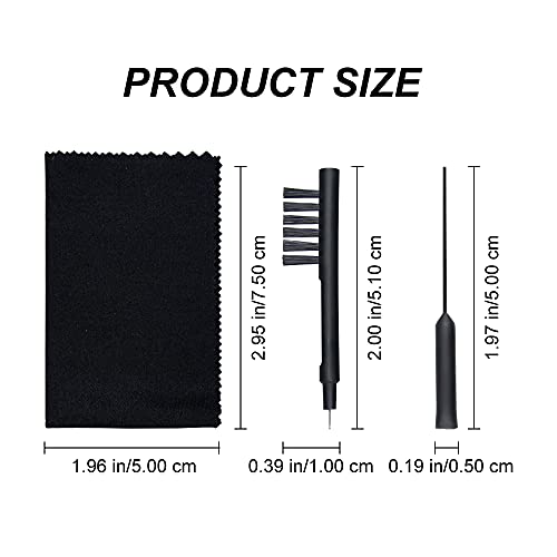 7 Piece Hearing Aids Maintenance Kit Hearing Aid Cleaning Tools And Earphone Earbuds Airpod Cleaner Kit – Includes Vent Cleaner, Steel Pick, Screw Driver, Brush With Carrying Case #TOP4