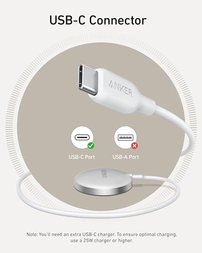 Image of Anker MagSafe Charger Pad Compatible, MagGo iPhone 16 Wireless Charging Pad, Qi2 Certified 15W Wireless Charger for iPhone 16 /16 Plus /16 Pro /16 Pro Max /15 /14 /13 /12 Series (White, No Adapter)