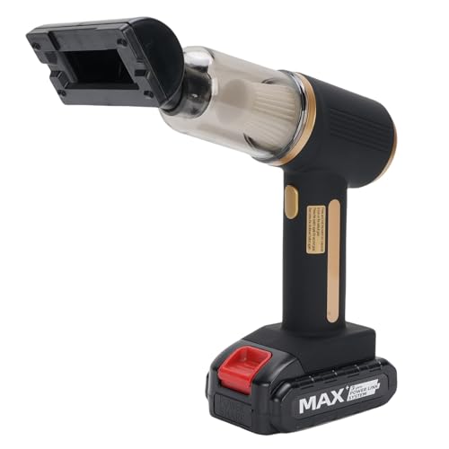 XUMIUZIY Aspirateur à Main sans Fil, Aspirateur de Voiture Portable 20 000 Pa Rechargeable avec Filtres Lavables, Batterie 6 000 MAh, Moteur sans Balais 2 en 1 pour Le Nettoyage de la