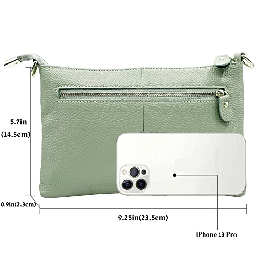 Image of Beurlike Leather Wristlet Wallet Clutch Purses For Women Small Crossbody Phone Bags
