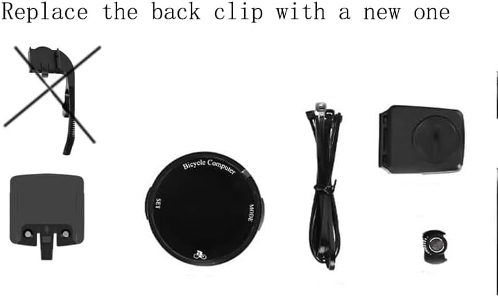 Miniatura 6 de Sensor de velocidad de ciclismo para carretera,Computadora de ciclismo inalámbrica,Velocímetro de bicicleta con retroiluminación automática IP67