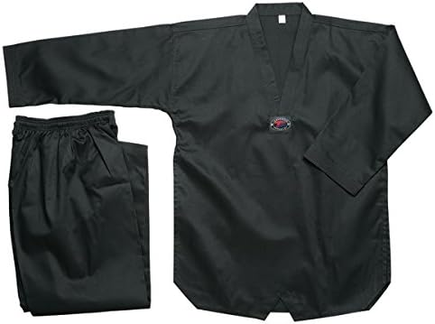 Taekwondo Superior Uniform (5, BLACK)