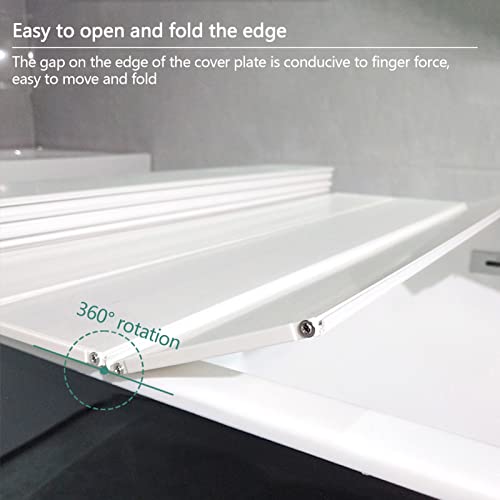 Tapa de almacenamiento de aislamiento de PVC plegable para baño resistente al calor 7
