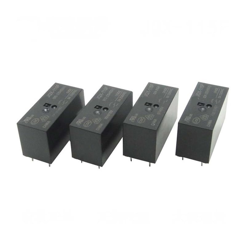 POWTAXBJGD 5PCS Relays HF115F/JQX-115F-/005/012/024/-/1ZS1/1ZS3/1HS3/2HS4/2ZS4(HF JQX-115F-012-1ZS3)