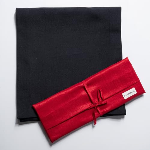 DMoksha-Homes-Black-Table-Runner-14-x-120-Inch-Faux-Linen-Table-Runner-Wrinkle-Resistant-Machine-Washable-Table-Runner-100-Recycled-Fabric DMoksha Homes Black Table Runner 14 x 120 Inch Faux Linen Table Runner Wrinkle Resistant Machine Washable Table Runner 100 Recycled Fabric
