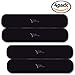 Strap Gummy - Prevent Strap Slips - The Original Non Slip Shoulder Strap Grip Strips - Set of 4 Black