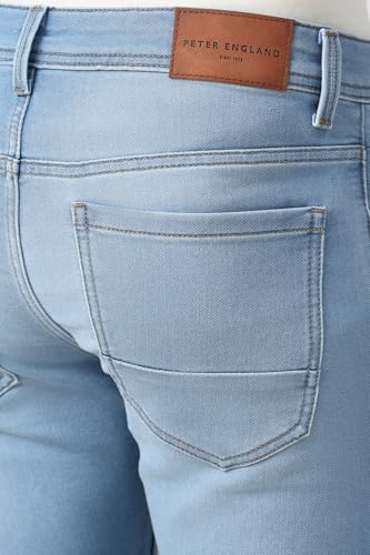 Image of Peter England Men's Skinny Fit Jeans | Premium | Casual Wear | Stylish Bottoms