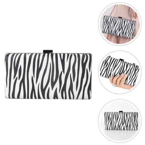 Pochette main décorative légère zébrée au design élégant - 4