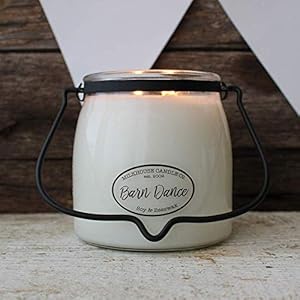 Milkhouse Candle Company - Barn Dance - Creamery Collection - 16 oz Double Cotton Wick Soy Candles with Beeswax - Long Burn Time, Made in The USA - Non Toxic, Premium Scented Candles Milkhouse Candle Company Barn Dance Creamery Collection 16 oz Double Cotton Wick Soy Candles with Beeswax Long Burn Time Made in The USA Non Toxic Premium Scented Candles