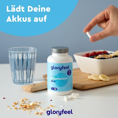 Magnesiumcitrat mit Vitamin B6 und B12 – 1554mg Premium Qualität