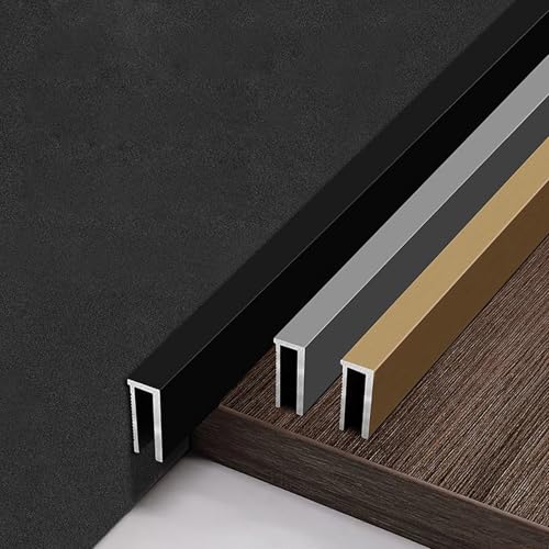 Raouoae Zócalo Laminado 125 Cm* 4 Piezas Rodapié Elegante para Renovaciones Listones Decorativos para Salones Y Habitaciones(White)
