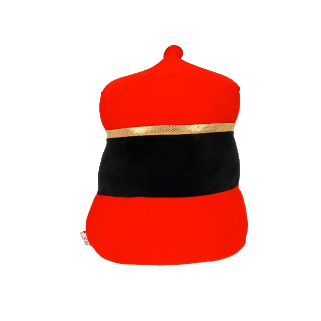 Coussin Peluche Super Doux Thème Casse-Noisette - 27x43x15cm, Polyester, Décoration Noël Magique