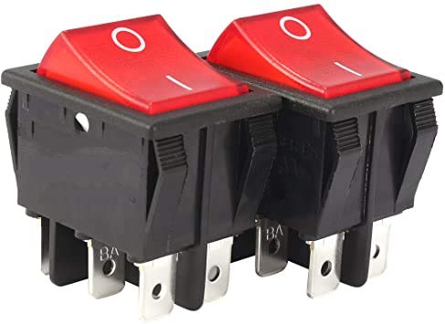 FIREWELD Rocker Switch 30 Ampere Welder Welding Machine Rocker Switch 4-Pin Type ON/Off Switch for Welding machines (2 Pieces, Red) (B08XQWC4CN) Amazon Price History, Amazon Price Tracker