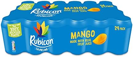 Rubicon RAW Apple & Guava Energy Drink, 20% Fruit Juice, High Caffiene, 12x500 ml Big Can