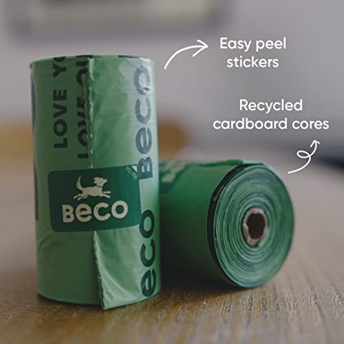 Beco Super Strong & Large Poop Bags | Mint Scented Dog Poo Bags | 270 Refill Rolls [18 x 15] | Dispenser Compatible - Image 4