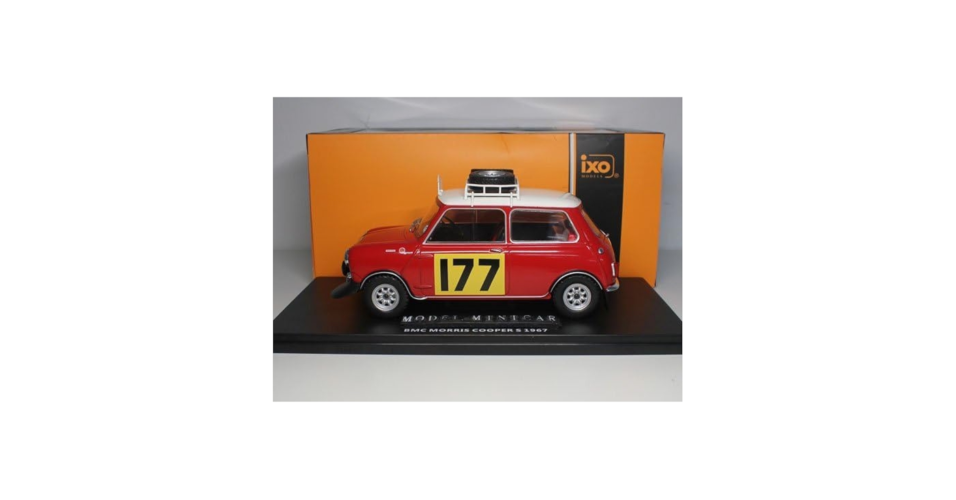 Amazon | IXO 1/18 MINI Cooper 177 ミニクーパー レーシング
