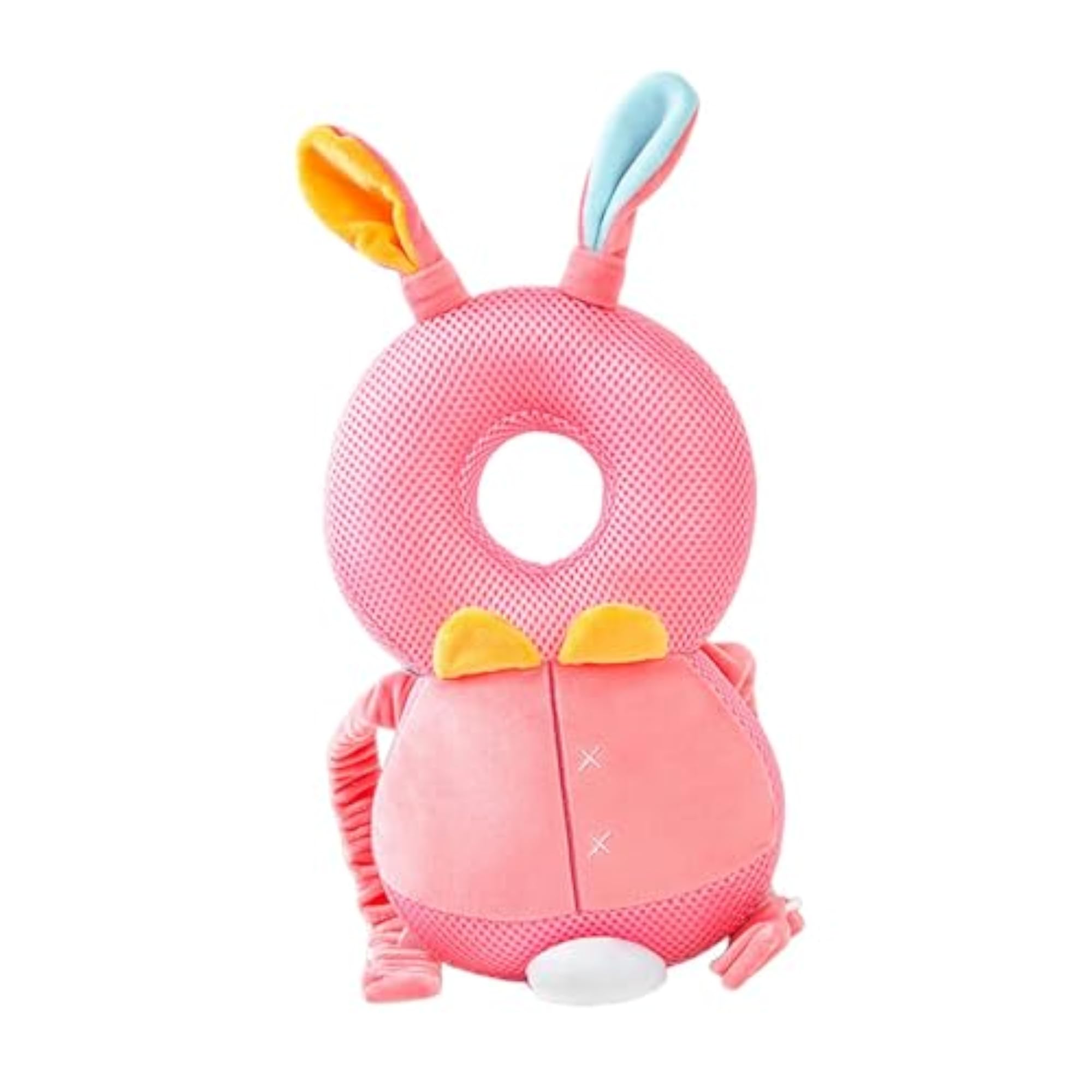 Baby Back Pillow Protection Backpack for Running Crawling Learning Bunny