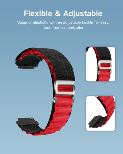 Correa de nylon para reloj inteligente QVEQ Q104 1.83'' miniatura 4