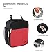 Lunch box Lunch bag for men women Insulated Lunchbox Lunch bags for Work Picnic Travel (Thicken hot red)