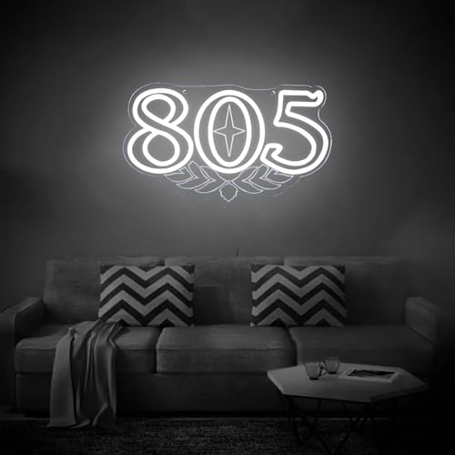 Image of 805 Firestones Neon Signs Beer Bar Neon Lights for Wall Decor, Dimmable Brewing LED Neon Artwork For Bar Man Cave Pub Store Shop Home Wall Window Decor (White 805)