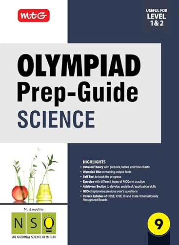 Image of MTG Olympiad Prep-Guide Class 9 Science (NSO) - Detailed Theory, NSO Chapterwise Previous Years Questions with Self Test For SOF 2025-26 Exam