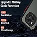 Anlalish Compatible with Honor Magic 6 Pro Case Translucent Matte, for Honor Magic 6 Pro Phone Case Shockproof TPU Bumper Cases Protective Cover (Black)