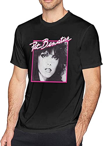Photo de Pat Benatar Cotton T-Shirt Unisex Gift Men's Black Tees M