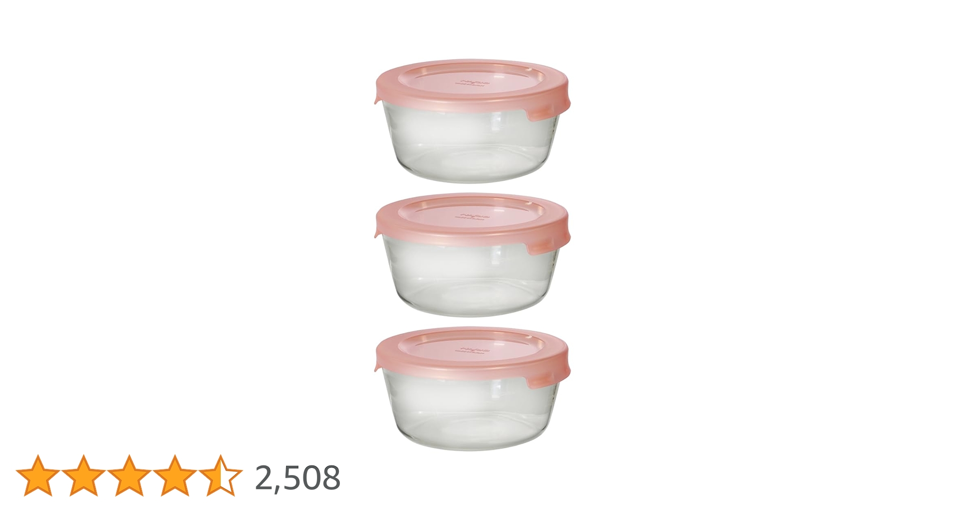 プラスチック製保存容器10個セット（ピンク・クリーム） プラスチック製保存容器10個セット（ピンク・クリーム