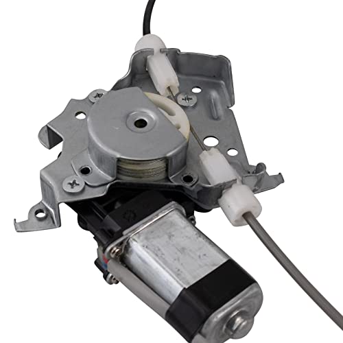 Image of TRQ Front Passenger Side Power Window Motor and Regulator Assembly Compatible with 2007-11 Nissan Versa 2012 Versa Hatchback