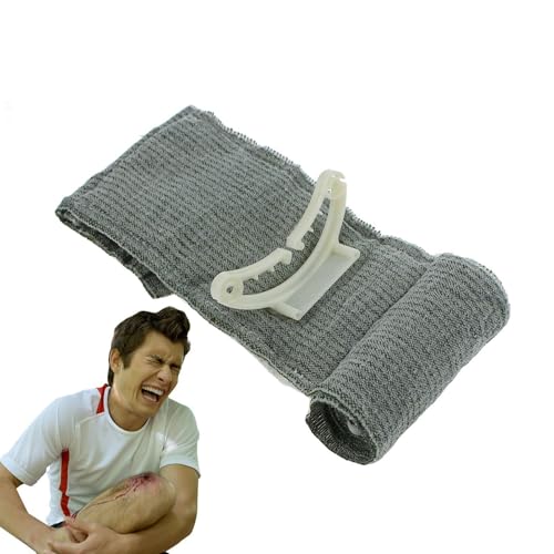 Vendaje de presión - Vendaje hemostático de trauma, vendaje de protección deportiva | Puño, esguinces de tobillo, inflado, vendaje de primeros auxilios, vendaje de trauma