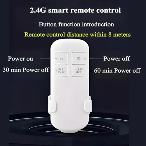 Soporte para Instrumento de Fisioterapia con Terahertz FIUZA, Soporte Eléctrico Giratorio Automático de 3 Patas con Control Remoto, Función Temporizador de 30/60 Minutos, Altura Ajustable, para Uso Doméstico y SPA miniatura 4