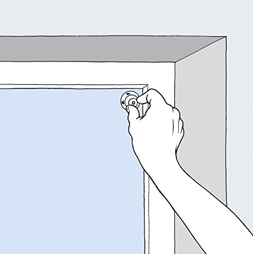 Easyblinds easynight - Accessoires pour store occultant, fixations en tissu et ventouses – vue 2