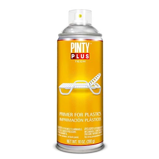 PINTYPLUS Tech 295 Imprimación plásticos Spray 520cc Transparente I199, Único, Estándar, Multicolor, 290 g (Paquete de 1)