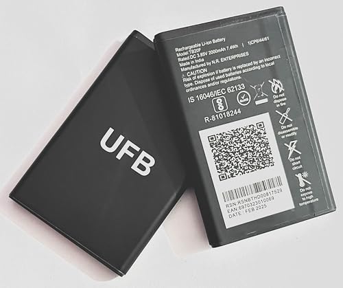 Image of Original Mobile Battery Compatible for Jio Keypad 2000mAh-All Jio Keypad Model