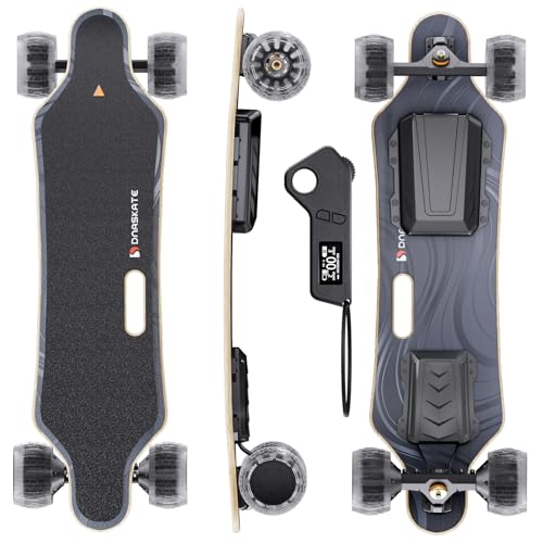 Dnaskate V20 Electric Skateboard with Remote, 28 Mph Top Speed,22 Miles...