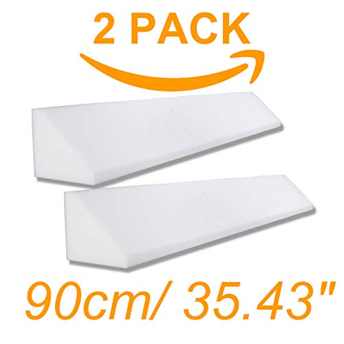 PEKITAS Lote 2 Unidades Barrera Barandilla 90 cm Protector Anticaída de Espuma para Cama Uso Adulto