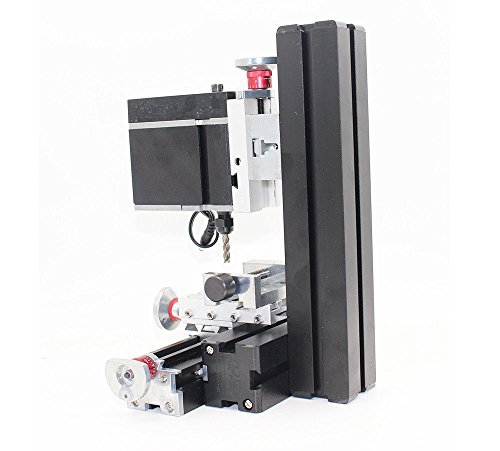 High Power Metal Mini Lathe DIY Micro Milling Machine Mill 12000rpm 60W with Adapter