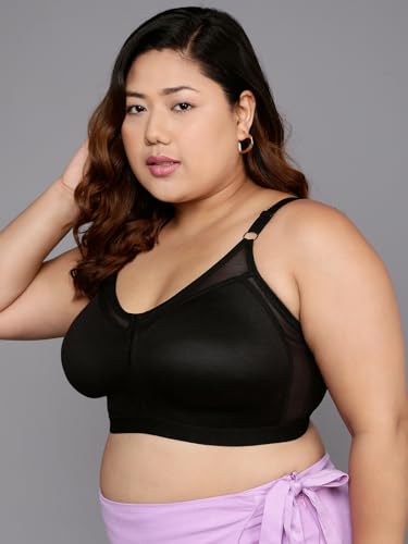 Image of Clovia Women's Cotton Solid Non-Padded Full Cup Wire Free Everyday Bra